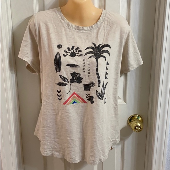 Old Navy Tops - Old Navy Everywear Happy place shirt XL